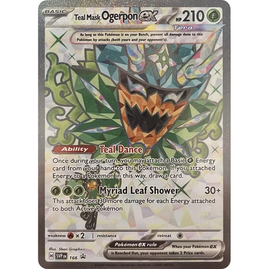 Image for Teal Mask Ogerpon ex - 166 (166) (SVP) - Pokemon