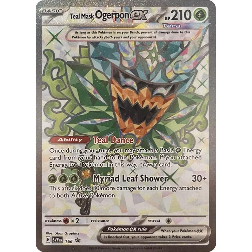 Image for Teal Mask Ogerpon ex - 166 (166) (SVP) - Pokemon