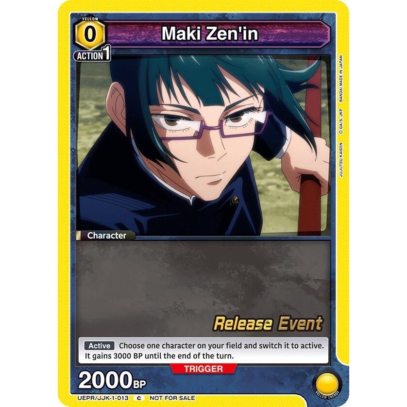 Image for Maki Zen'in (013) (UEPR/JJK-1-013) (UE03BT_RE) - Union Arena