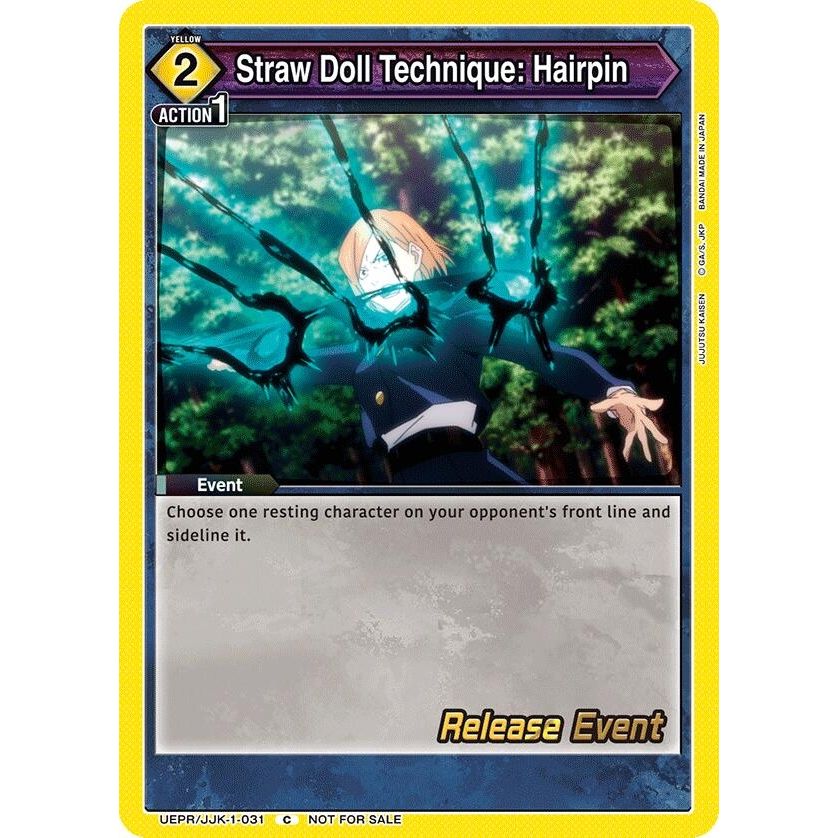 Image for Straw Doll Technique: Hairpin (UEPR/JJK-1-031) (UE03BT_RE) - Union Arena