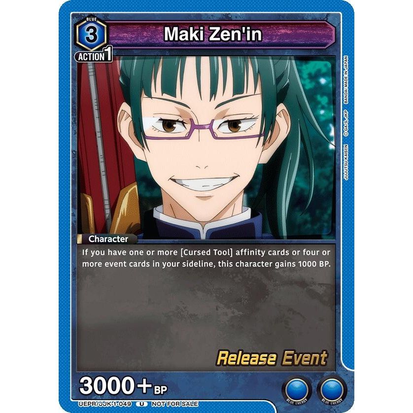 Image for Maki Zen'in (049) (UEPR/JJK-1-049) (UE03BT_RE) - Union Arena