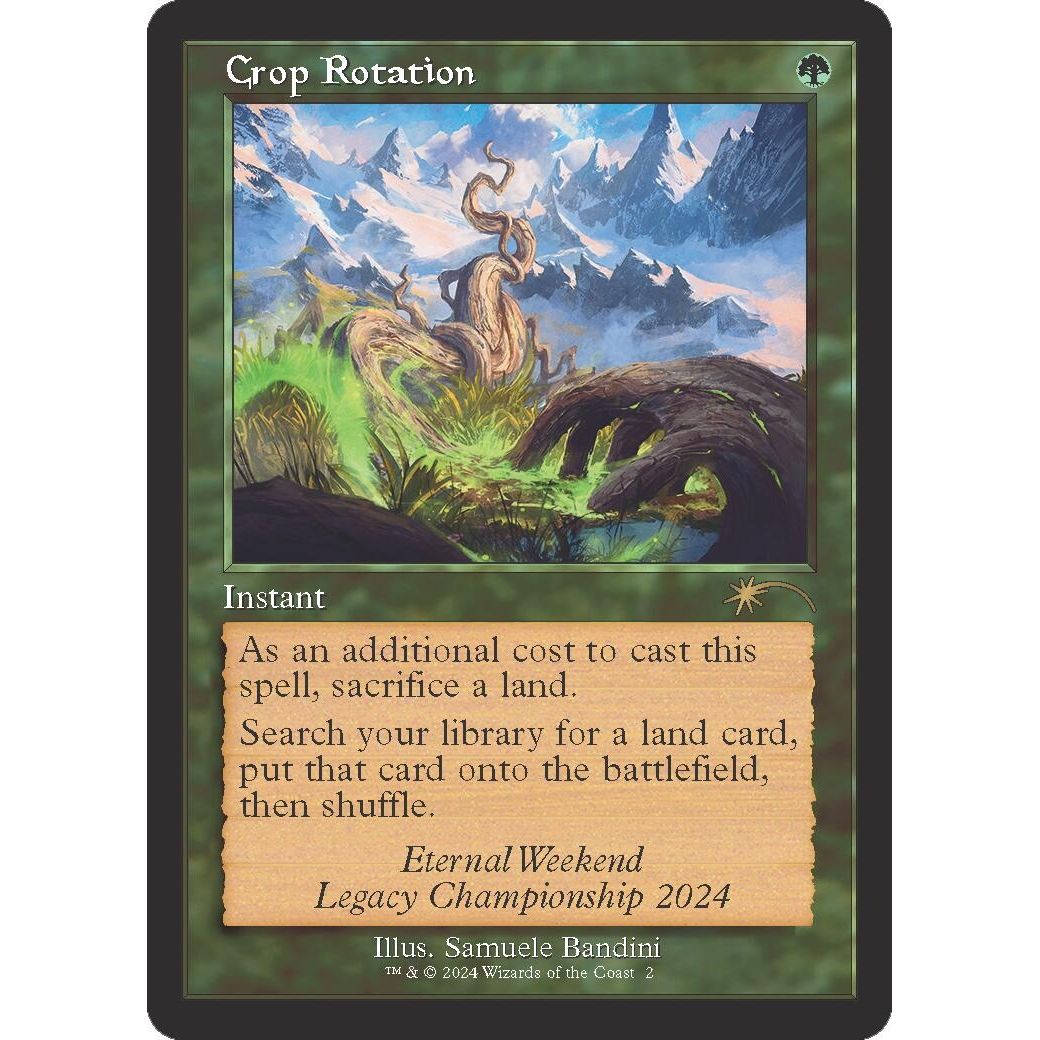 Image for Crop Rotation (Retro Frame) (Eternal Weekend 2024 Promo) (2) (UMP) - Magic: The Gathering