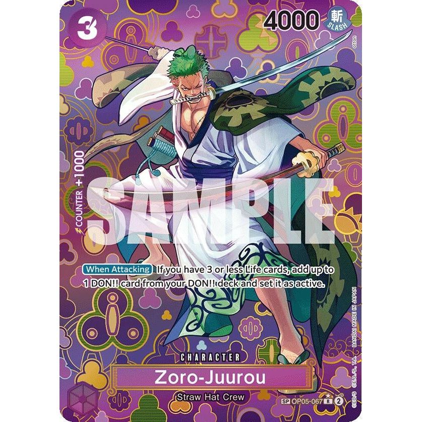 Image for Zoro-Juurou (SP) (OP05-067) (OP09) - One Piece Card Game