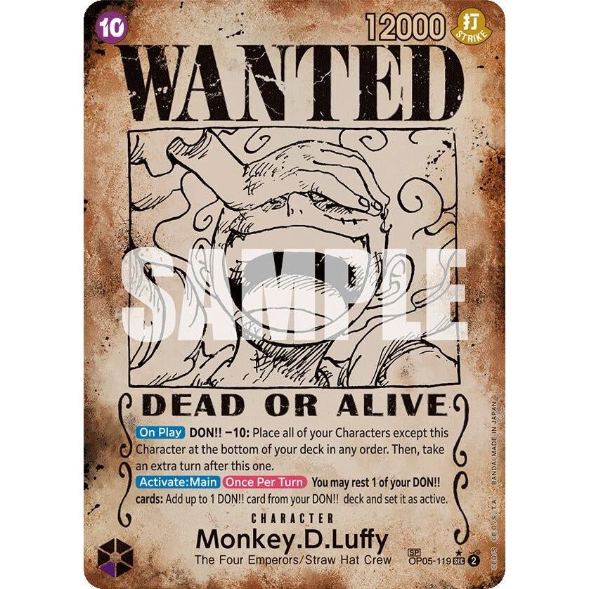 Image for Monkey.D.Luffy (Wanted Poster) (OP05-119) (OP09) - One Piece Card Game