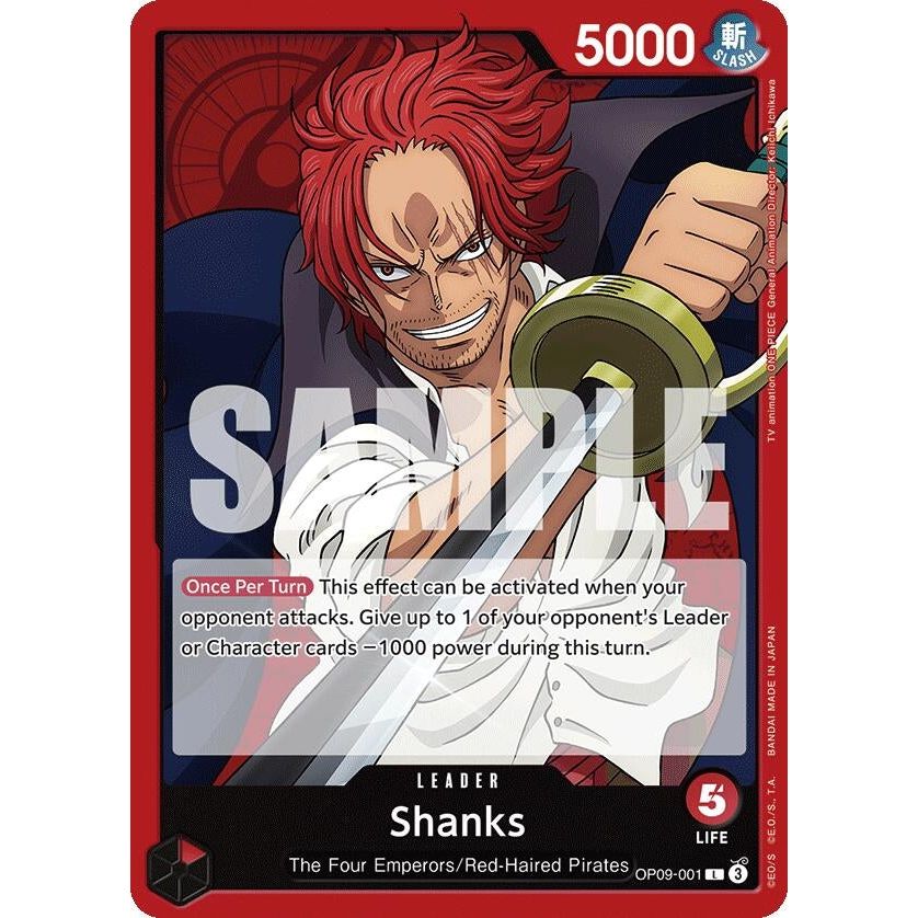 Image for Shanks (001) (OP09-001) (OP09) - One Piece Card Game