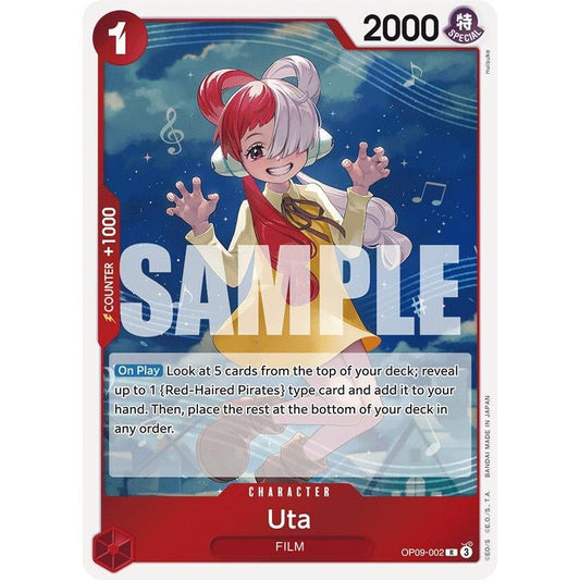 Image for Uta (OP09-002) (OP09) - One Piece Card Game