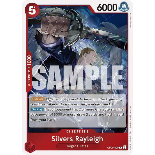 Image for Silvers Rayleigh (OP09-005) (OP09) - One Piece Card Game