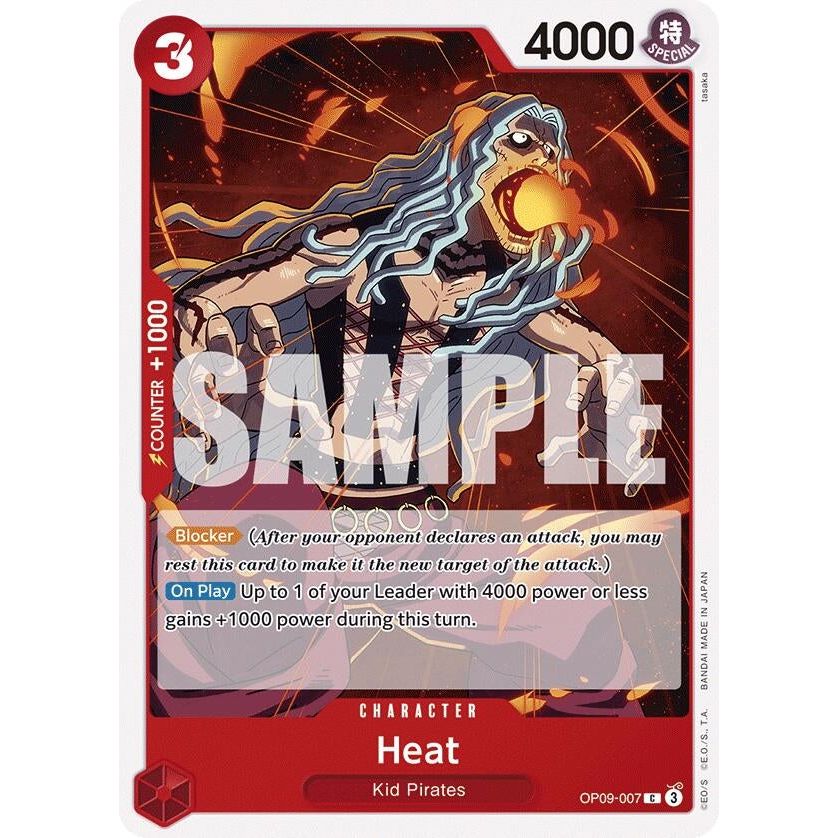 Image for Heat (OP09-007) (OP09) - One Piece Card Game