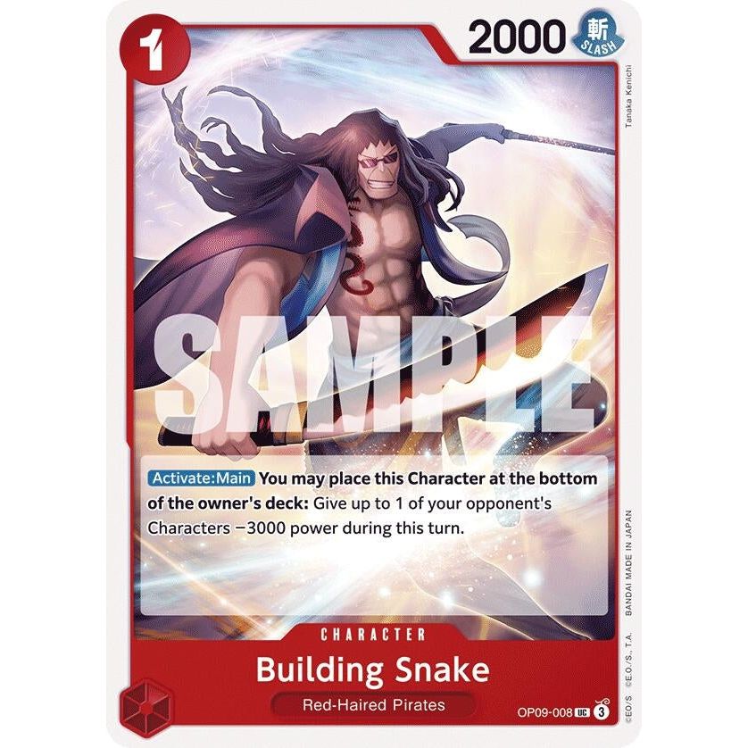 Image for Building Snake (OP09-008) (OP09) - One Piece Card Game