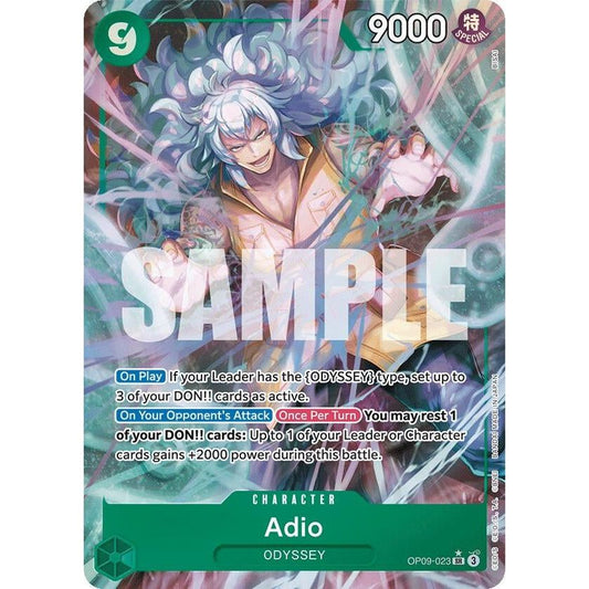 Image for Adio (Parallel) (OP09-023) (OP09) - One Piece Card Game