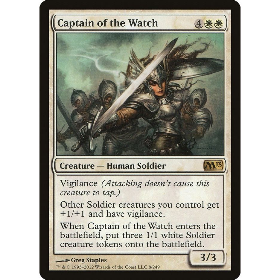 Image for Captain of the Watch (8) (M13) - Magic: The Gathering