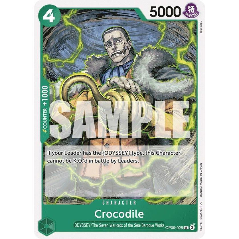 Image for Crocodile (025) (OP09-025) (OP09) - One Piece Card Game