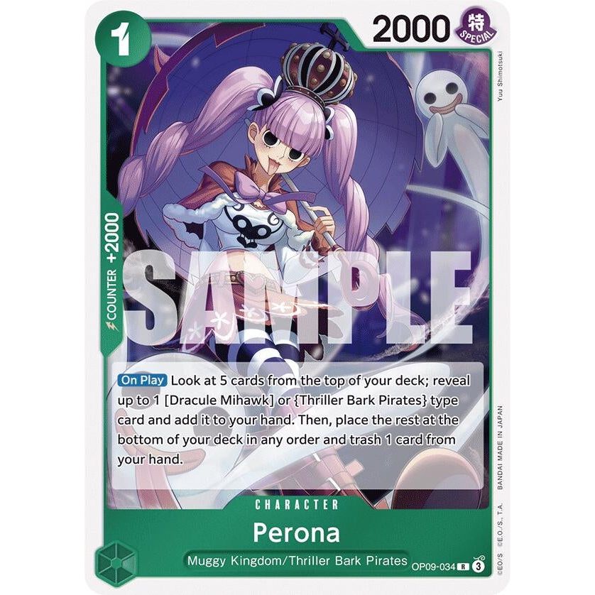 Image for Perona (OP09-034) (OP09) - One Piece Card Game