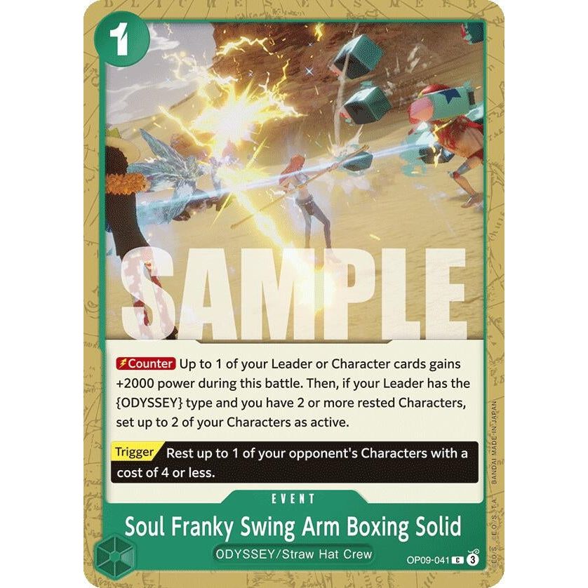 Image for Soul Franky Swing Arm Boxing Solid (OP09-041) (OP09) - One Piece Card Game