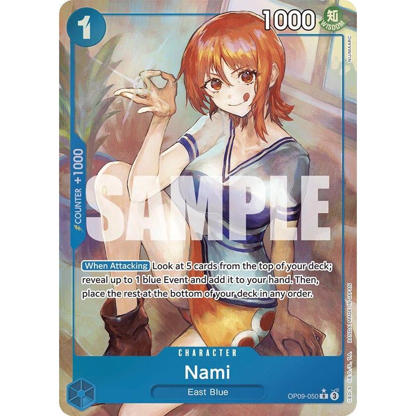 Image for Nami (050) (Parallel) (OP09-050) (OP09) - One Piece Card Game