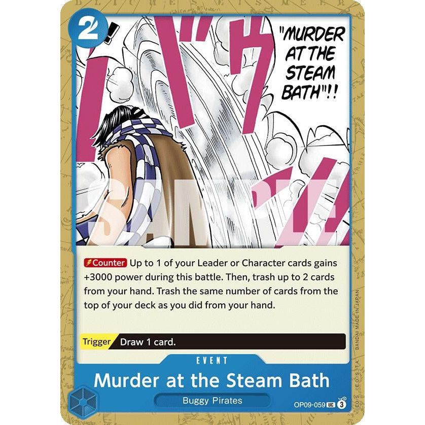 Image for Murder at the Steam Bath (OP09-059) (OP09) - One Piece Card Game