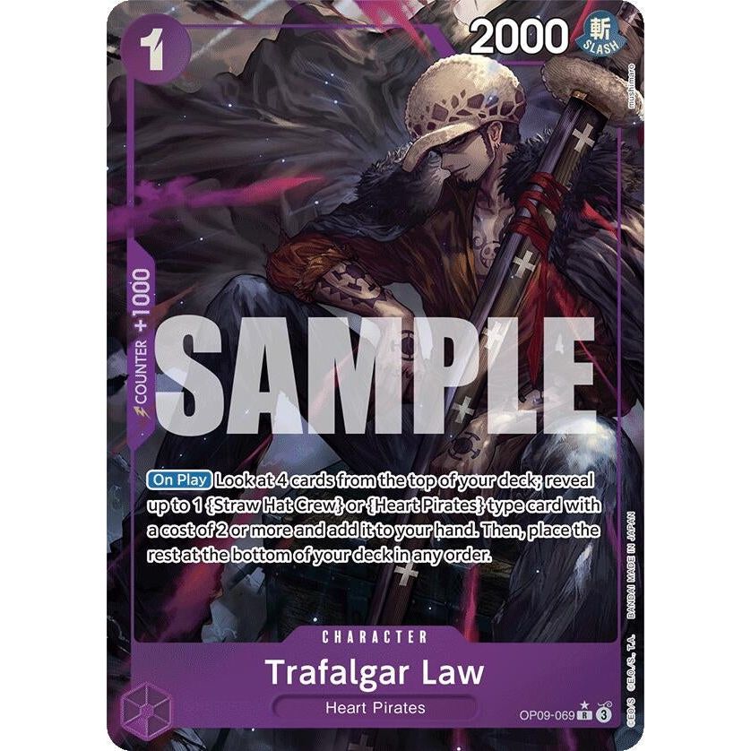 Image for Trafalgar Law (069) (Parallel) (OP09-069) (OP09) - One Piece Card Game