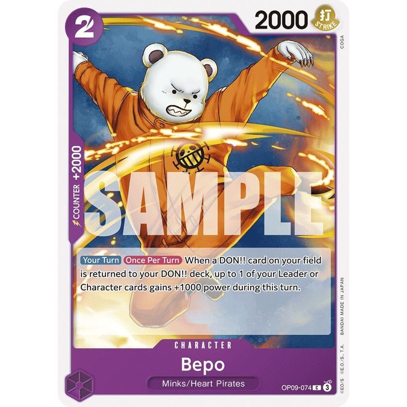 Image for Bepo (OP09-074) (OP09) - One Piece Card Game