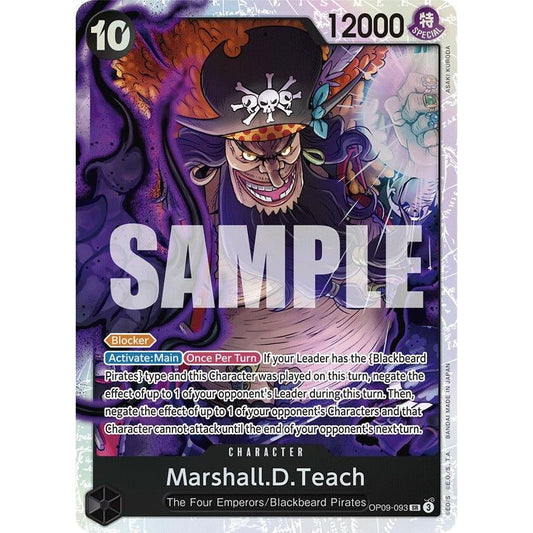 Image for Marshall.D.Teach (093) (OP09-093) (OP09) - One Piece Card Game