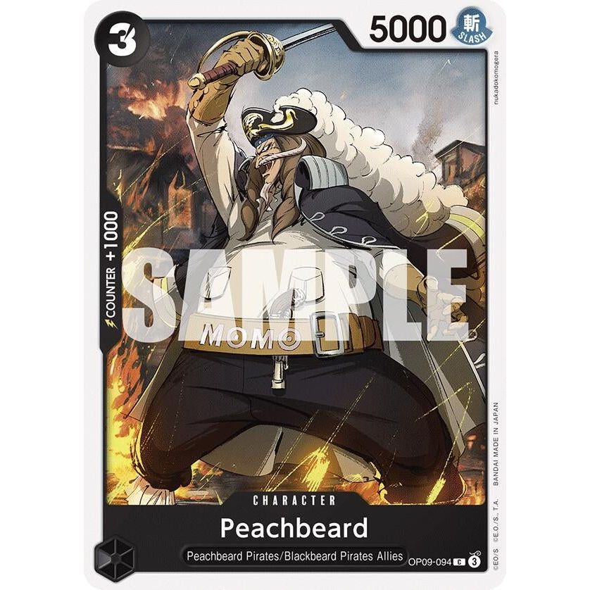 Image for Peachbeard (OP09-094) (OP09) - One Piece Card Game