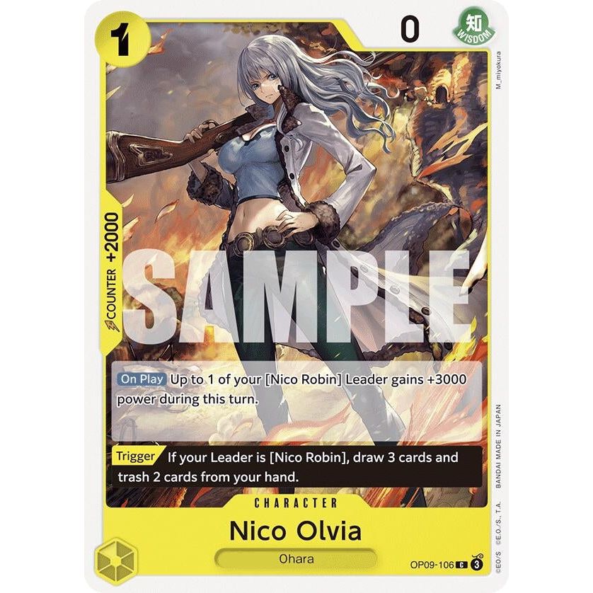 Image for Nico Olvia (OP09-106) (OP09) - One Piece Card Game