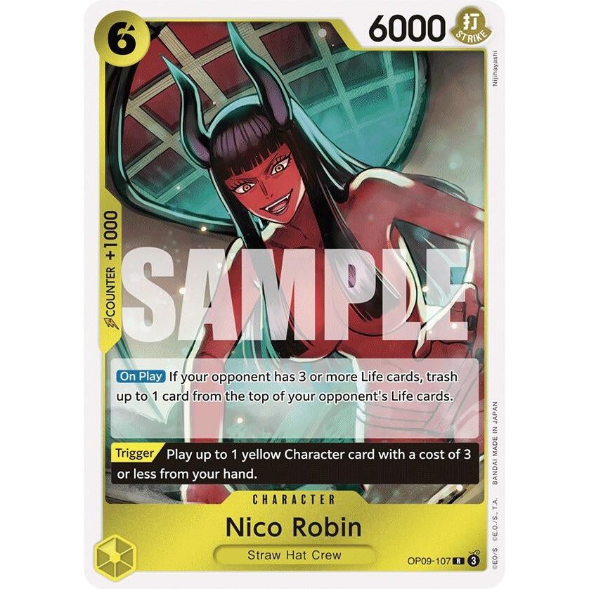 Image for Nico Robin (107) (OP09-107) (OP09) - One Piece Card Game