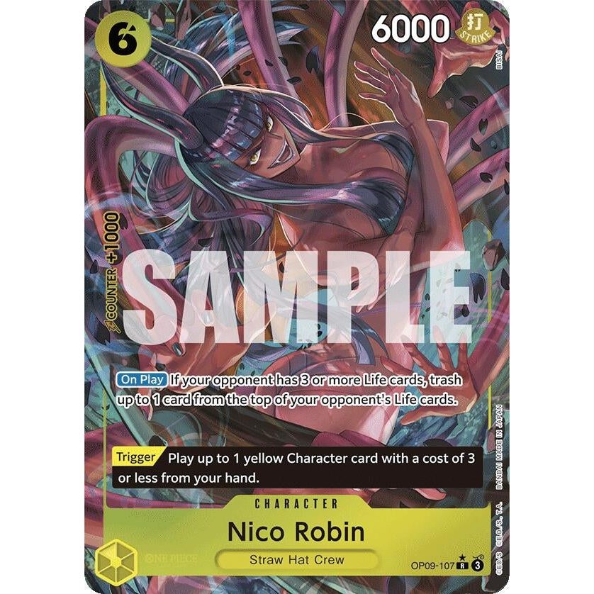 Image for Nico Robin (107) (Parallel) (OP09-107) (OP09) - One Piece Card Game