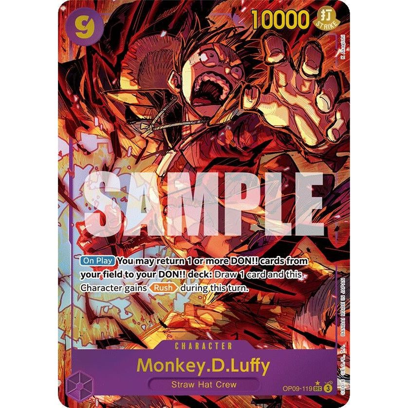Image for Monkey.D.Luffy (119) (Alternate Art) (OP09-119) (OP09) - One Piece Card Game