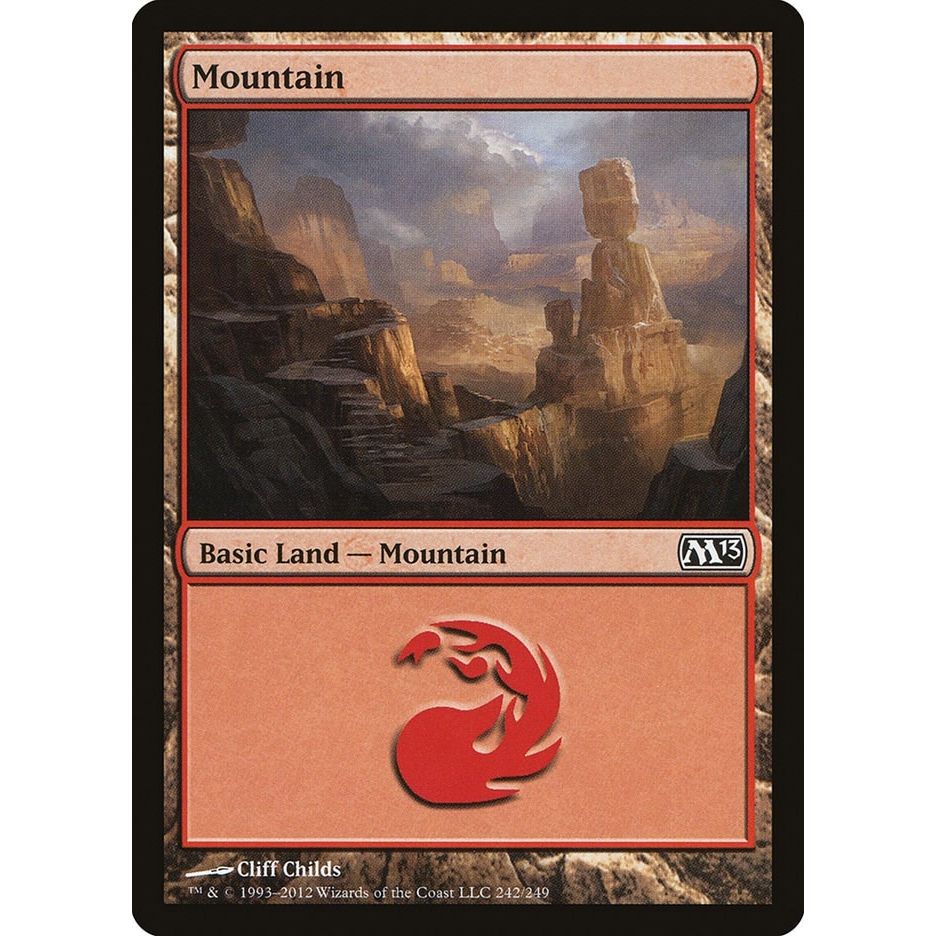 Image for Mountain (242) (242) (M13) - Magic: The Gathering