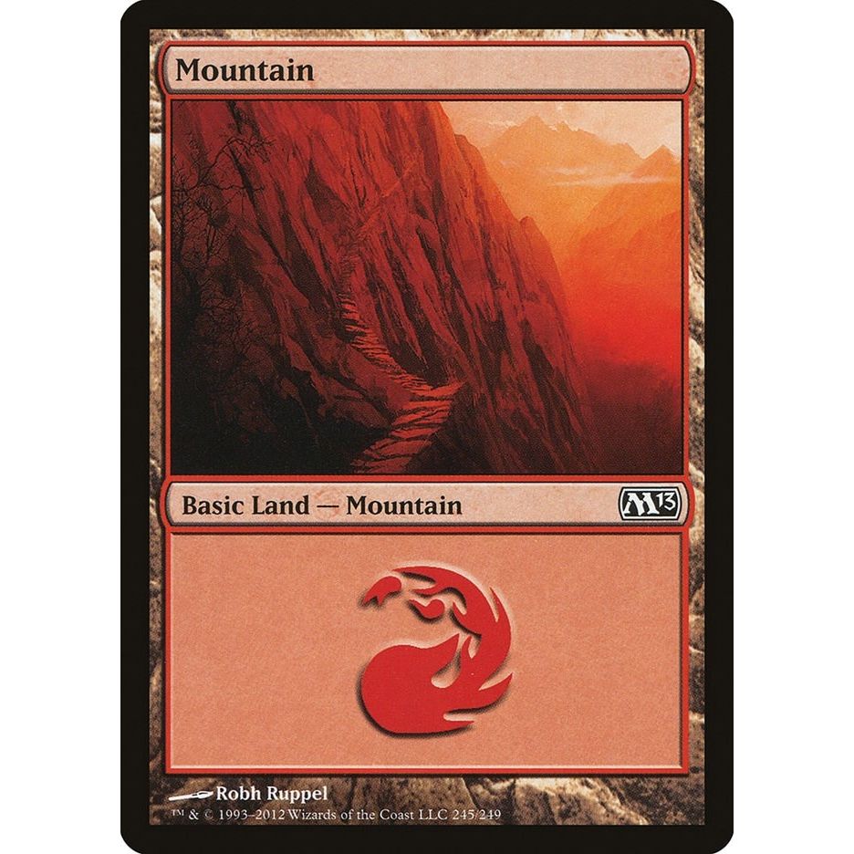 Image for Mountain (245) (245) (M13) - Magic: The Gathering