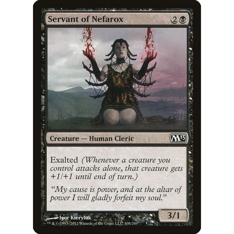 Image for Servant of Nefarox (108) (M13) - Magic: The Gathering