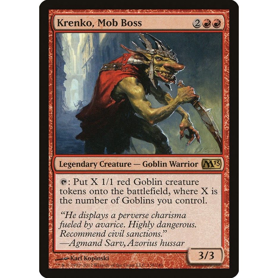 Image for Krenko, Mob Boss (138) (M13) - Magic: The Gathering