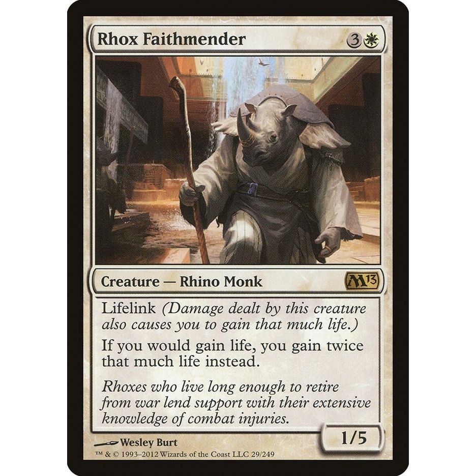 Image for Rhox Faithmender (29) (M13) - Magic: The Gathering