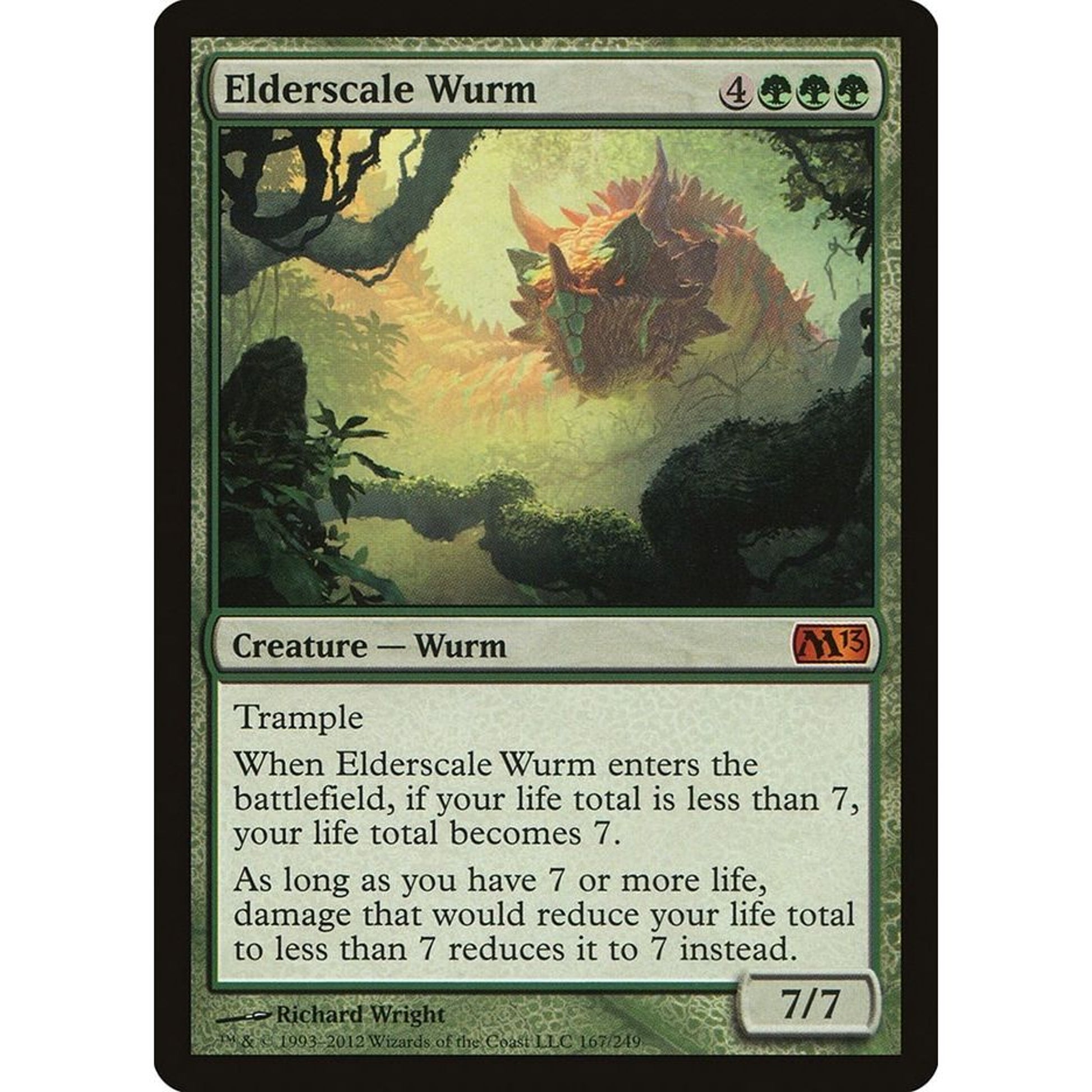 Image for Elderscale Wurm (167) (M13) - Magic: The Gathering