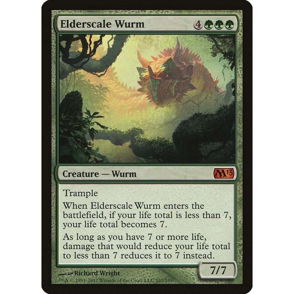 Image for Elderscale Wurm (167) (M13) - Magic: The Gathering
