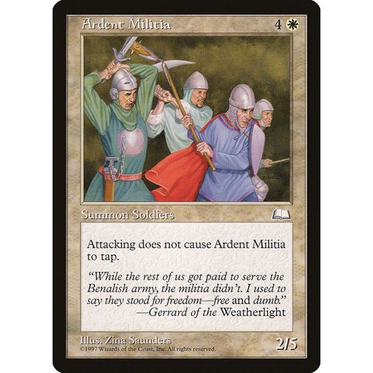 Image for Ardent Militia (WTH) - Magic: The Gathering