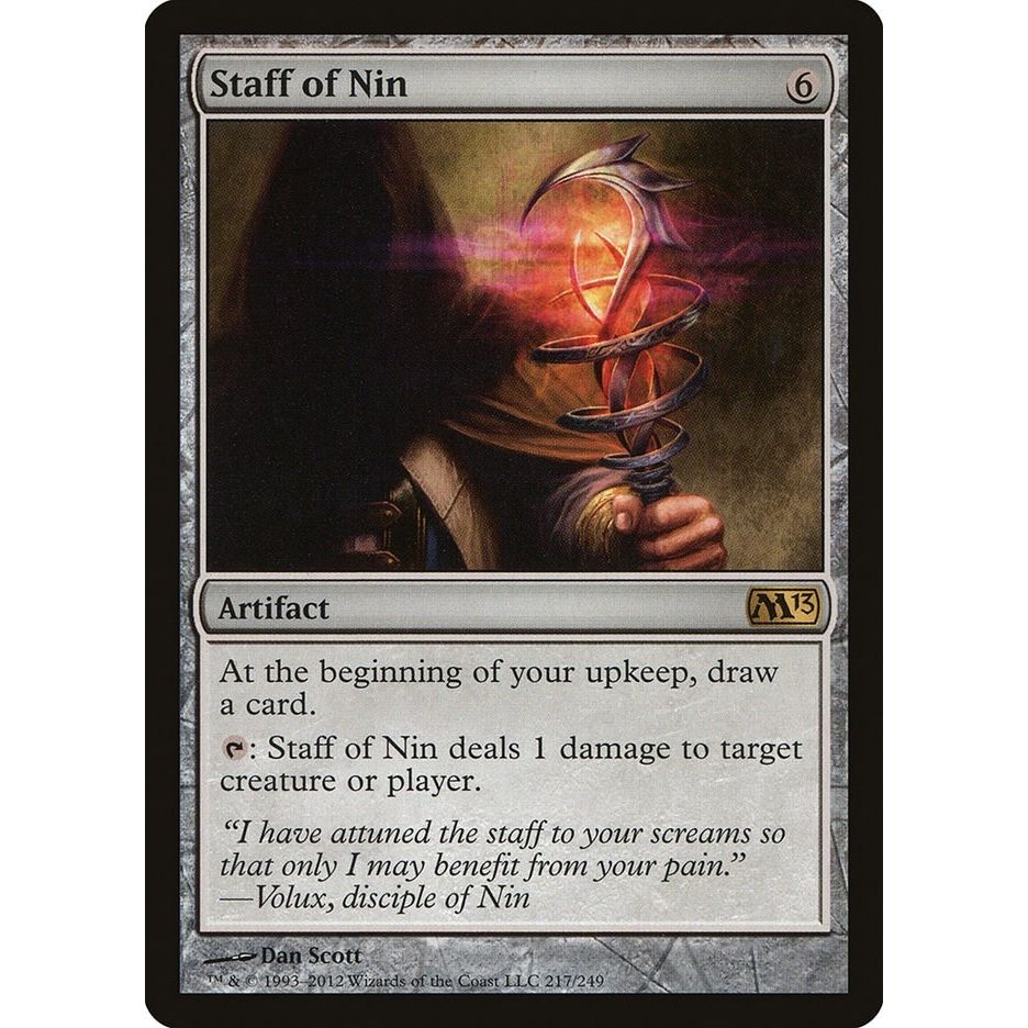Image for Staff of Nin (217) (M13) - Magic: The Gathering