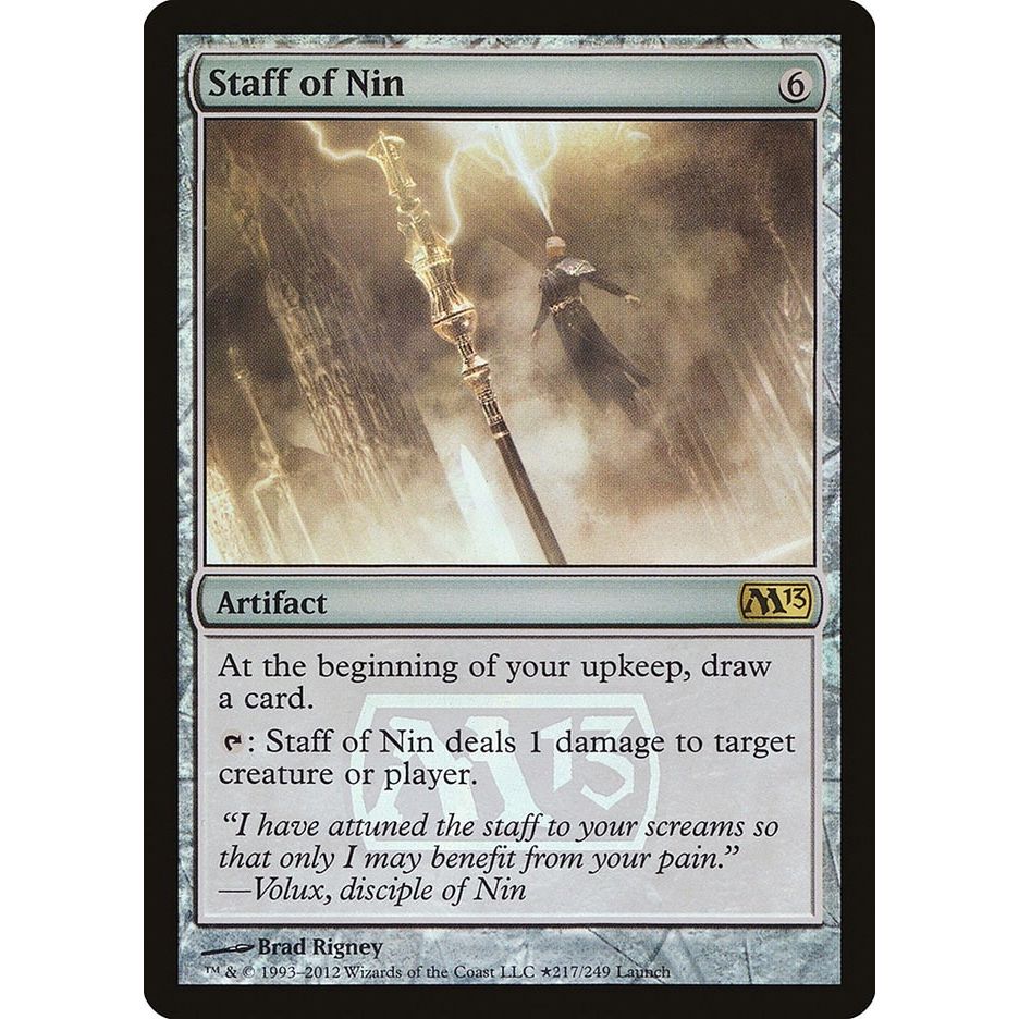 Image for Staff of Nin (217) (LARP) - Magic: The Gathering