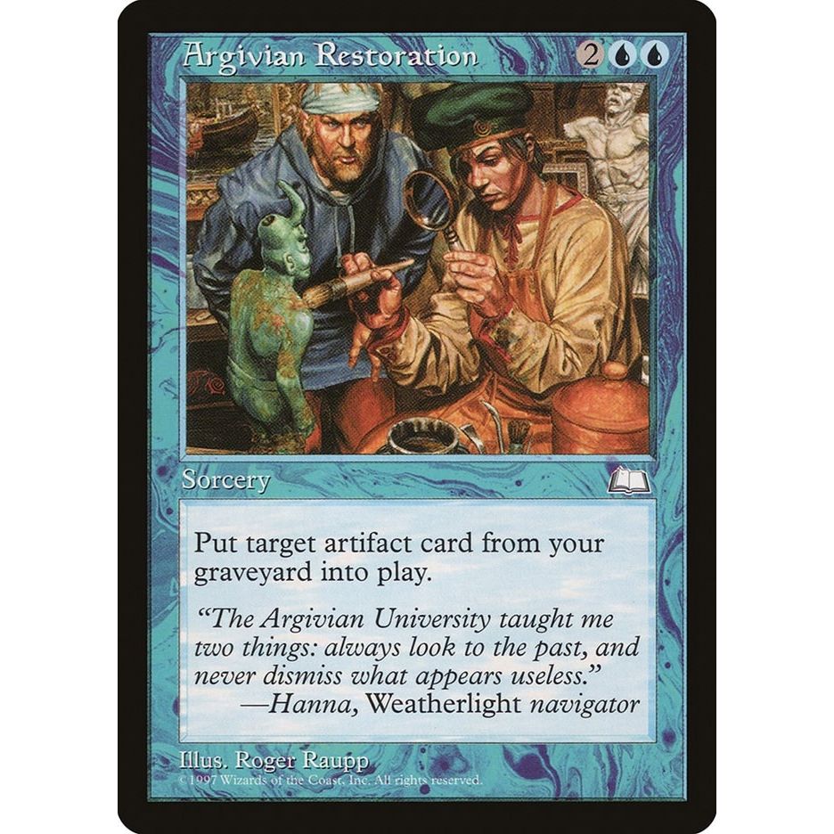 Image for Argivian Restoration (WTH) - Magic: The Gathering