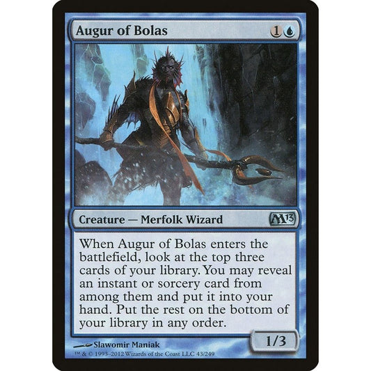 Image for Augur of Bolas (43) (M13) - Magic: The Gathering
