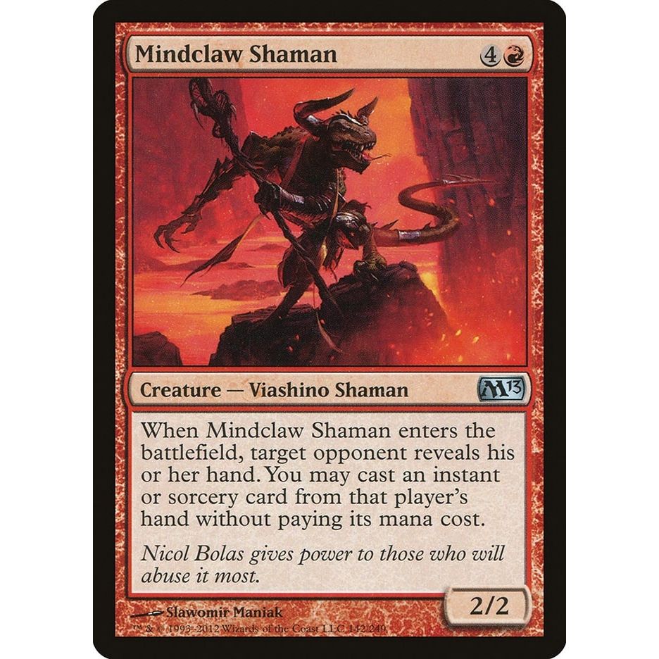 Image for Mindclaw Shaman (142) (M13) - Magic: The Gathering