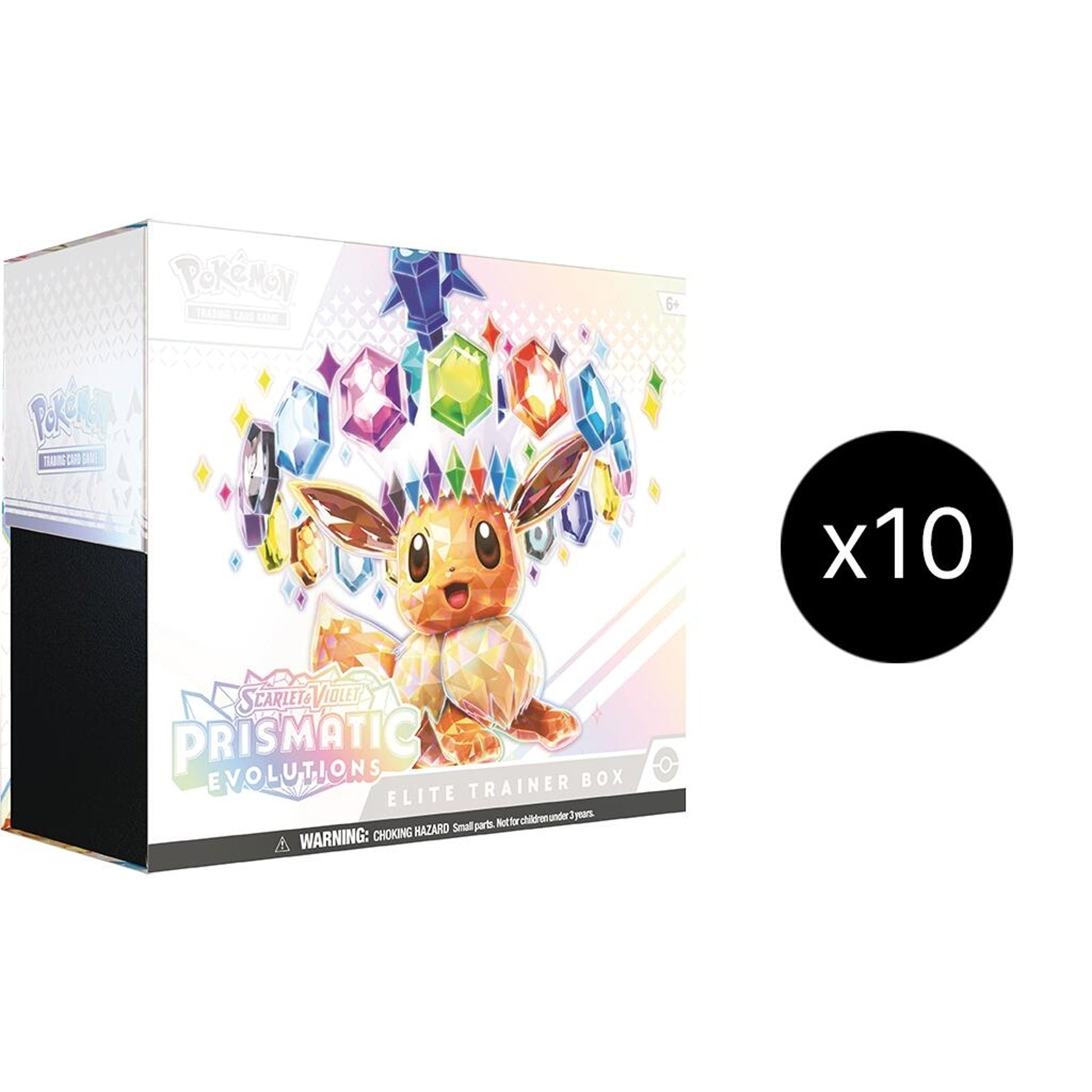 Image for Prismatic Evolutions Elite Trainer Box Case - Pokemon