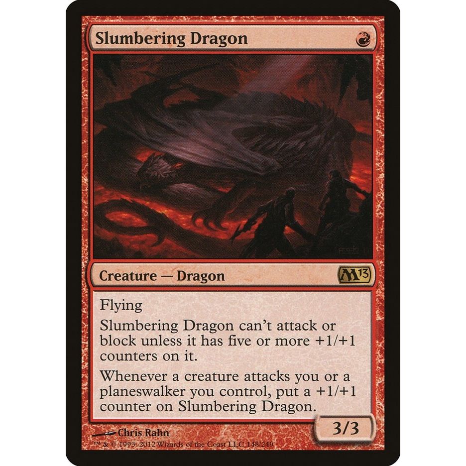 Image for Slumbering Dragon (148) (M13) - Magic: The Gathering