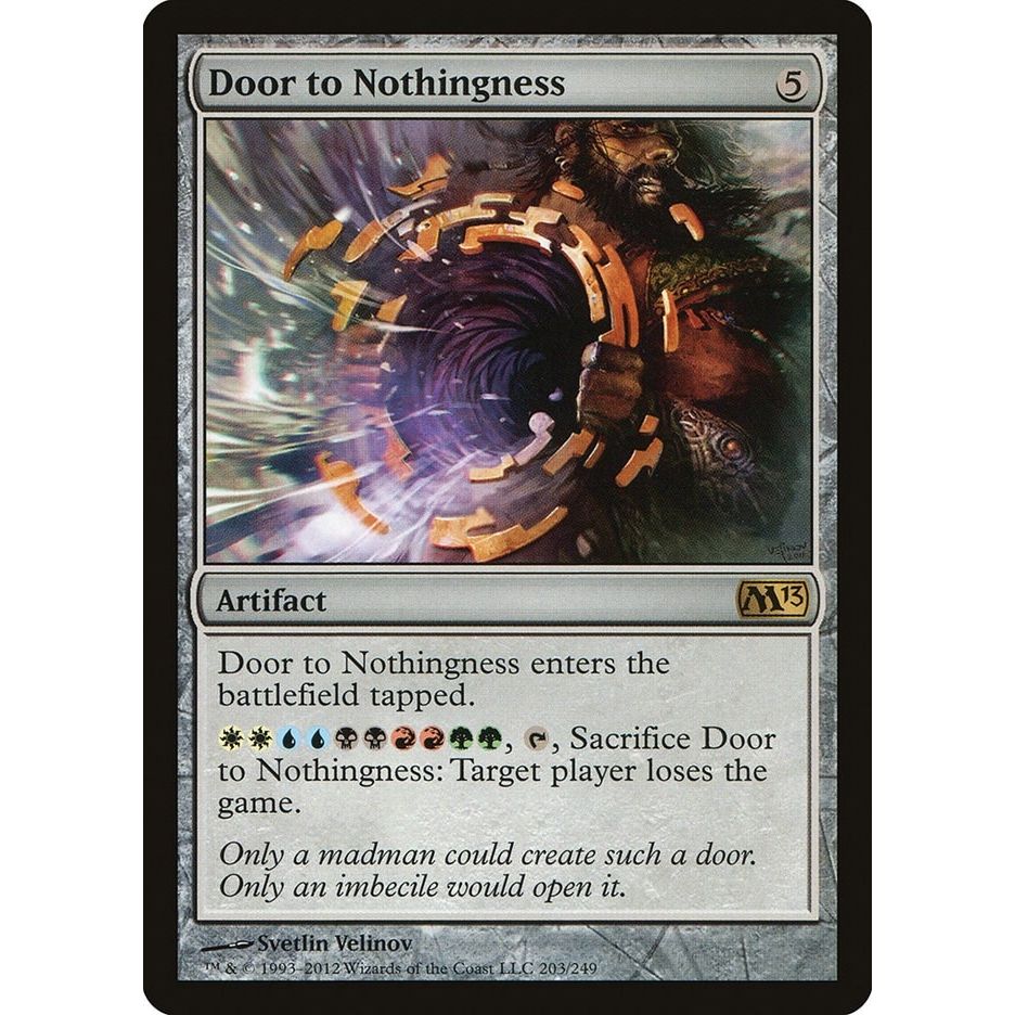 Image for Door to Nothingness (203) (M13) - Magic: The Gathering