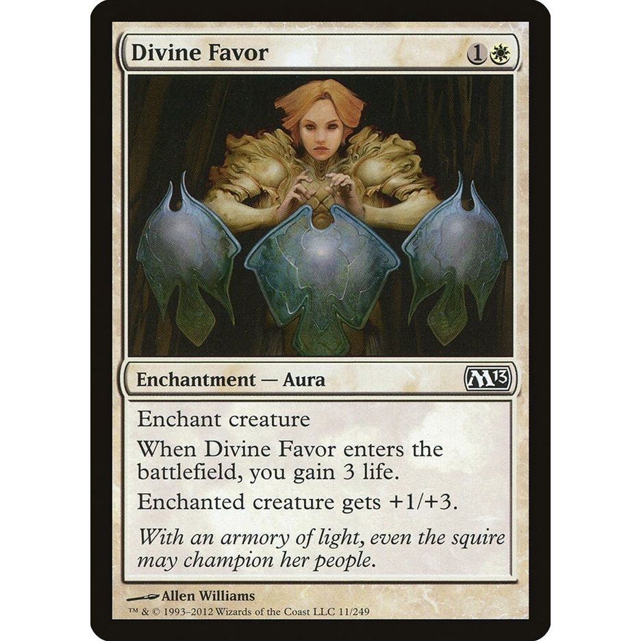 Image for Divine Favor (11) (M13) - Magic: The Gathering