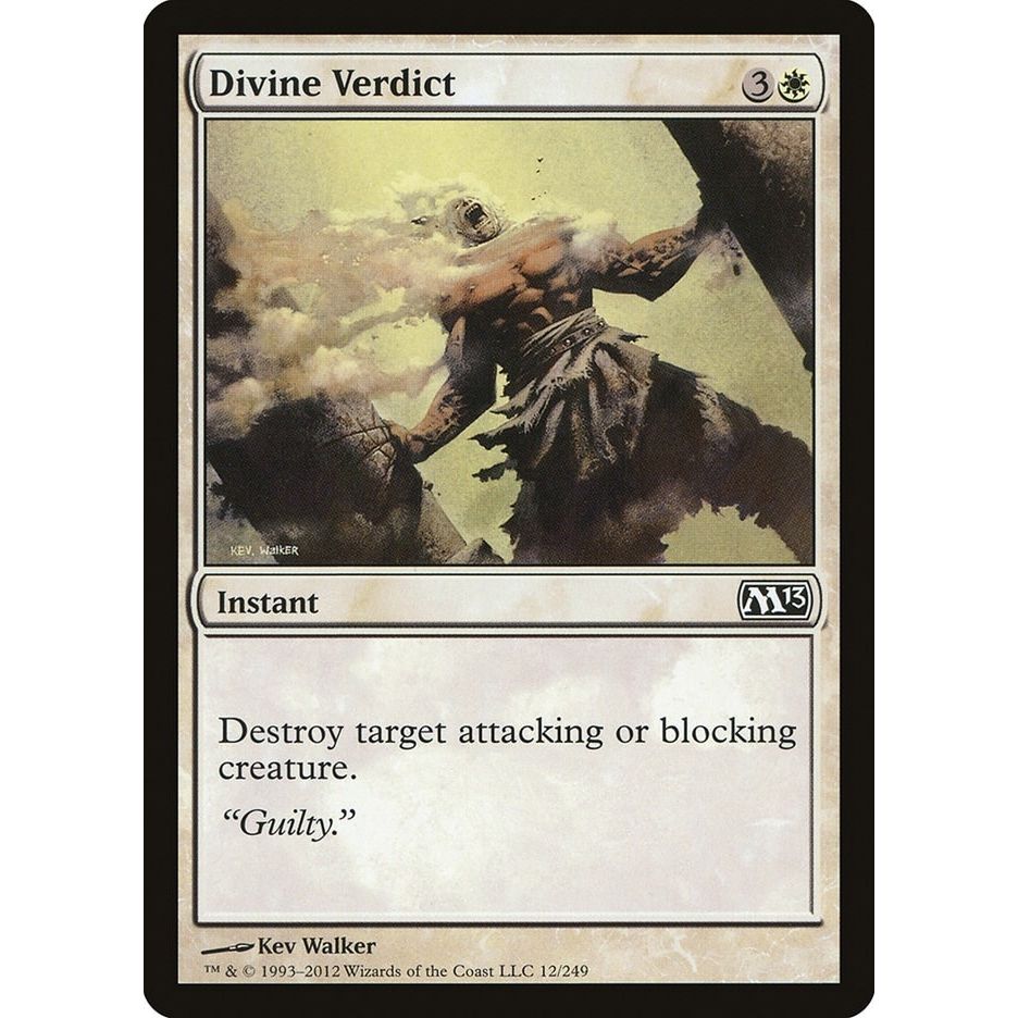 Image for Divine Verdict (12) (M13) - Magic: The Gathering