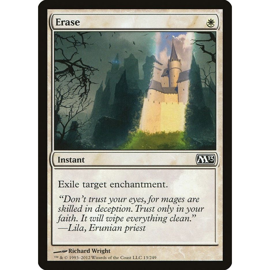 Image for Erase (13) (M13) - Magic: The Gathering