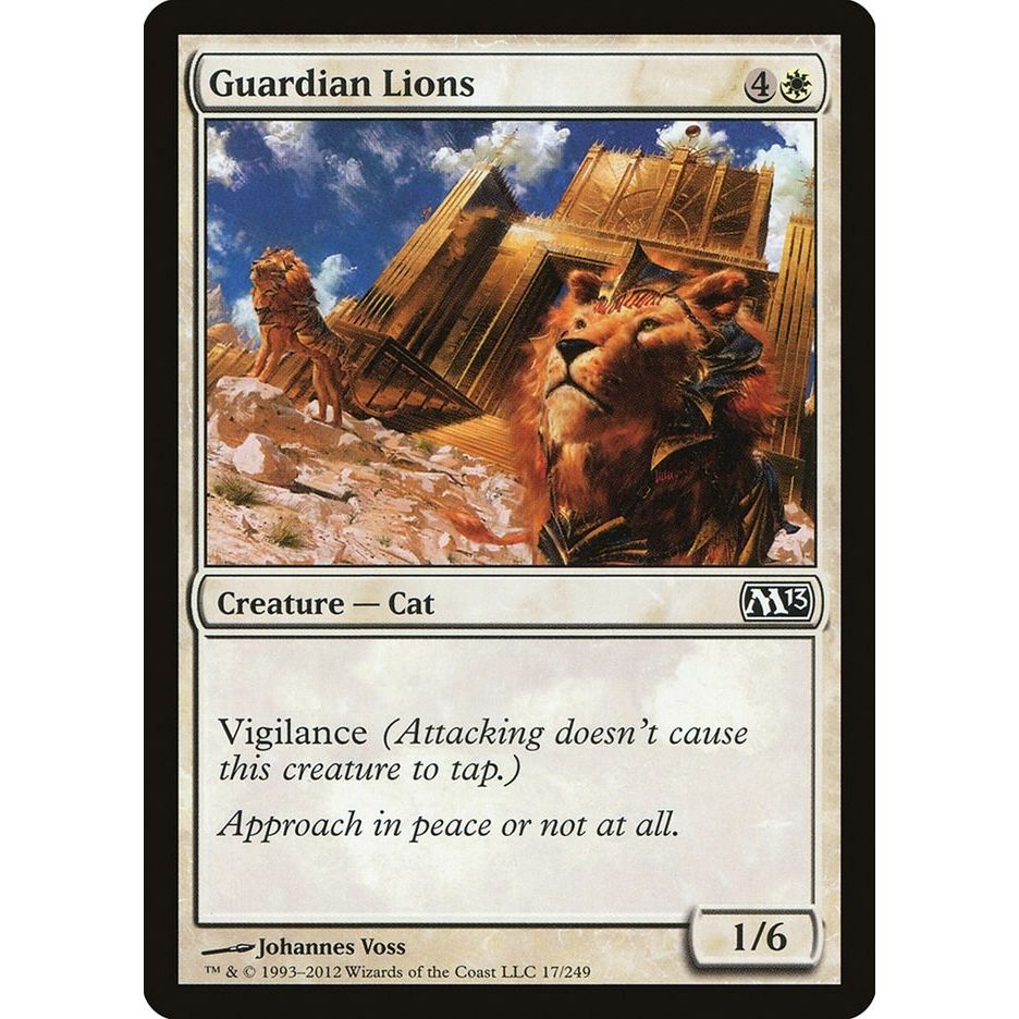 Image for Guardian Lions (17) (M13) - Magic: The Gathering