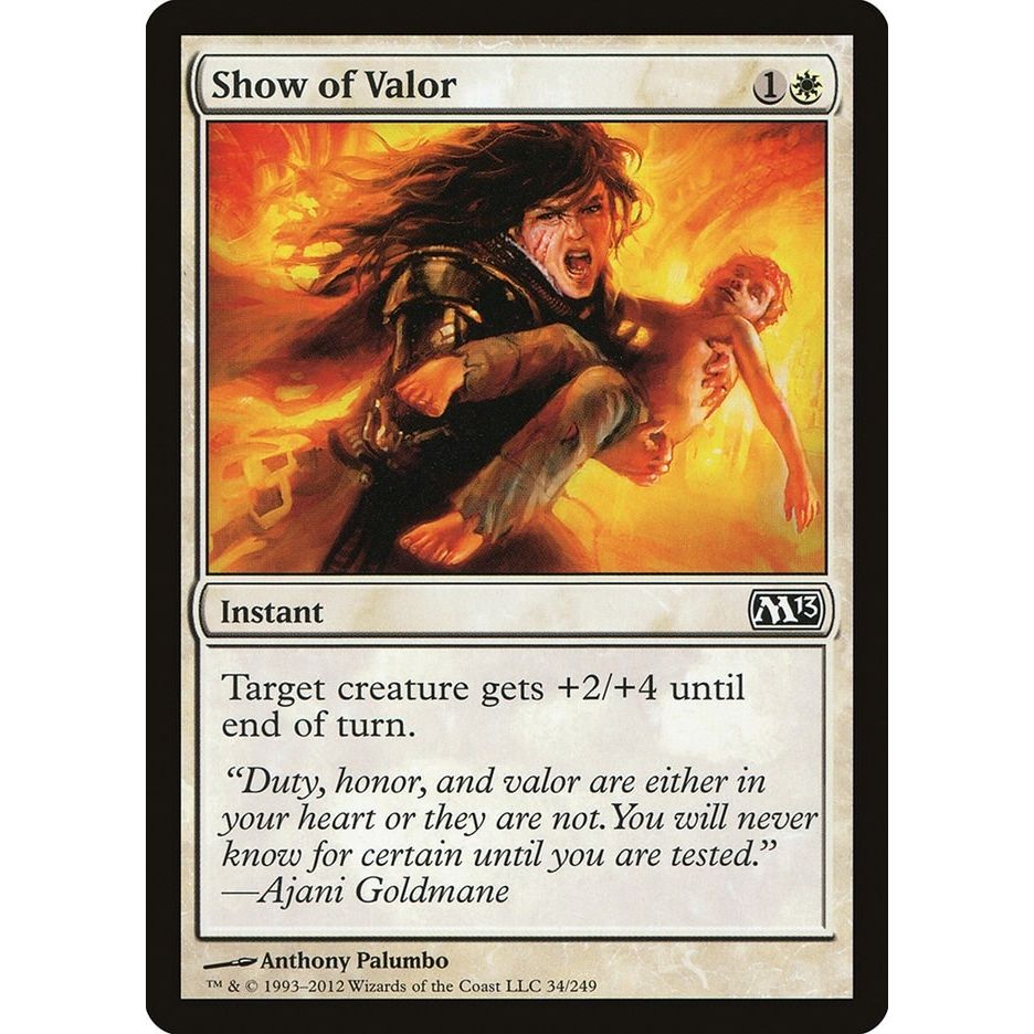 Image for Show of Valor (34) (M13) - Magic: The Gathering