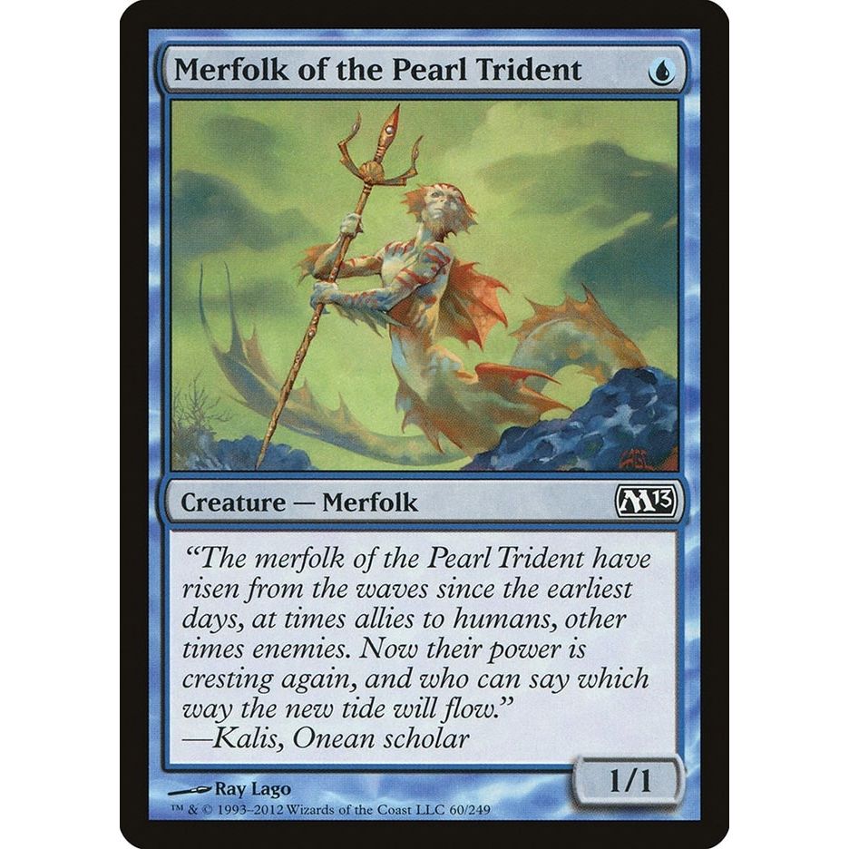 Image for Merfolk of the Pearl Trident (60) (M13) - Magic: The Gathering